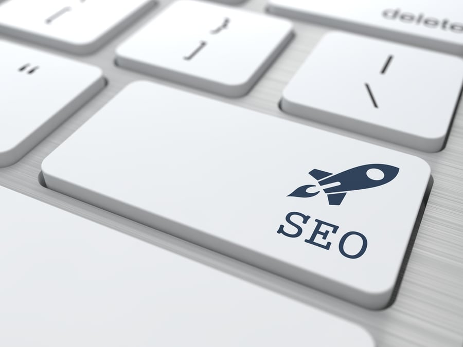 adWhite marketing Supercharge Your SEO Rocket Keyboard