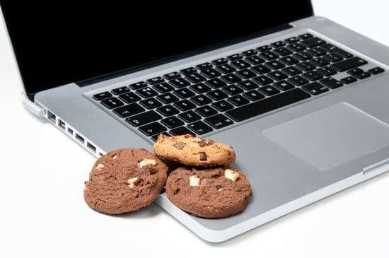 Cookies on a laptop computer