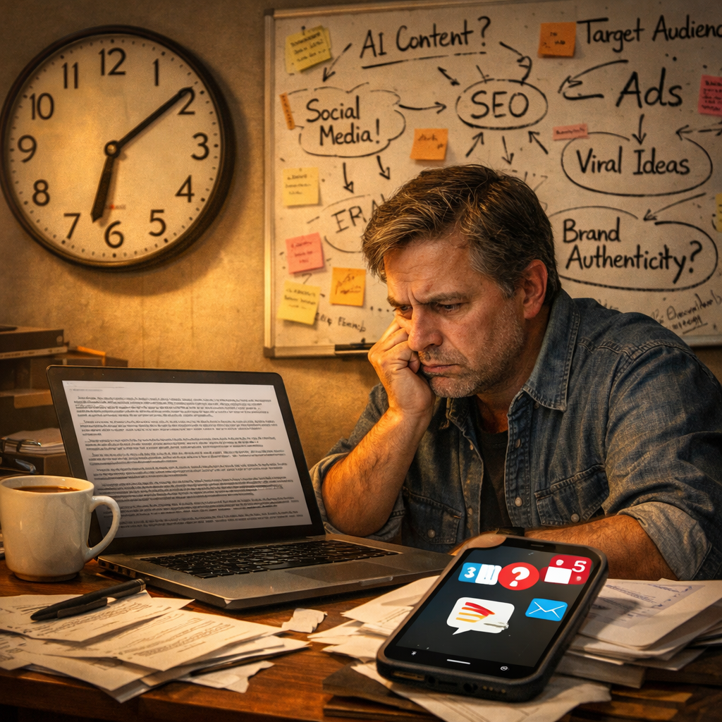 concerned small business owner