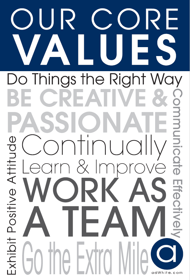 Core values matter