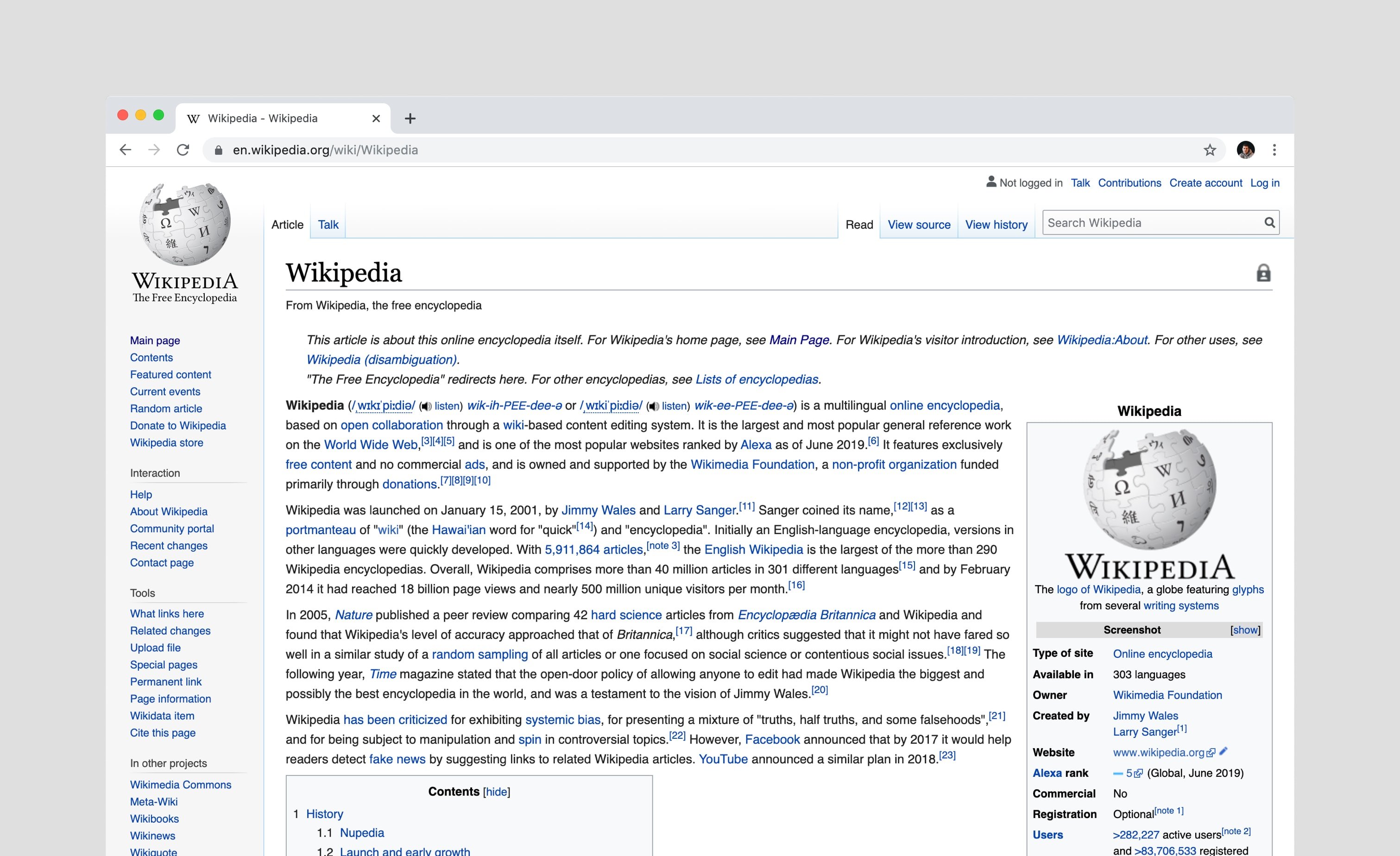 how to make wikipedia page